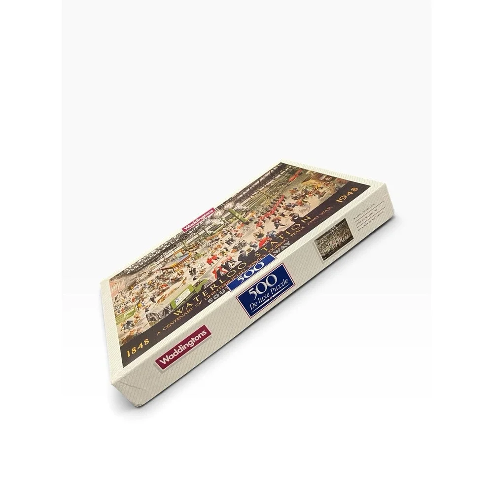Vintage Waddingtons Waterloo Station 500 Piece Puzzle 1994 Complete